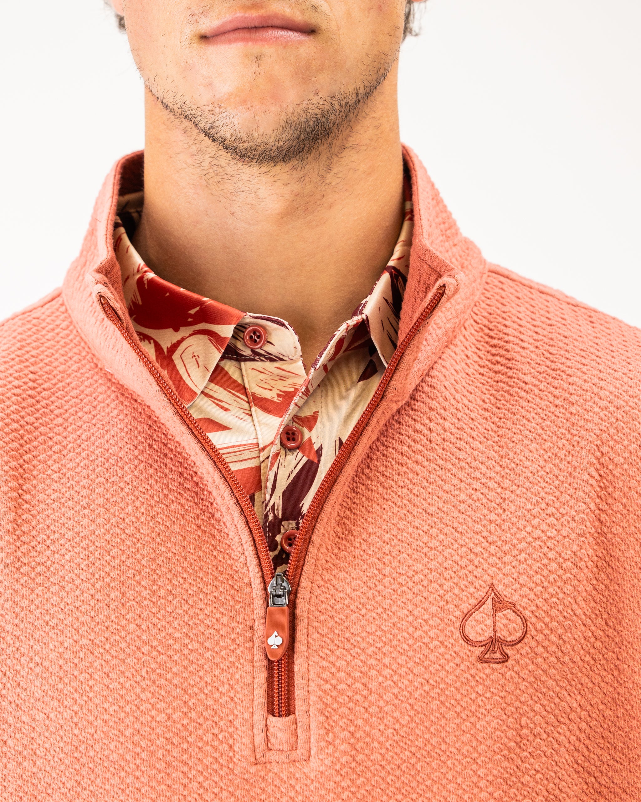 Player Preferred™ Waffle Knit Pullover - Terracotta - Image 10