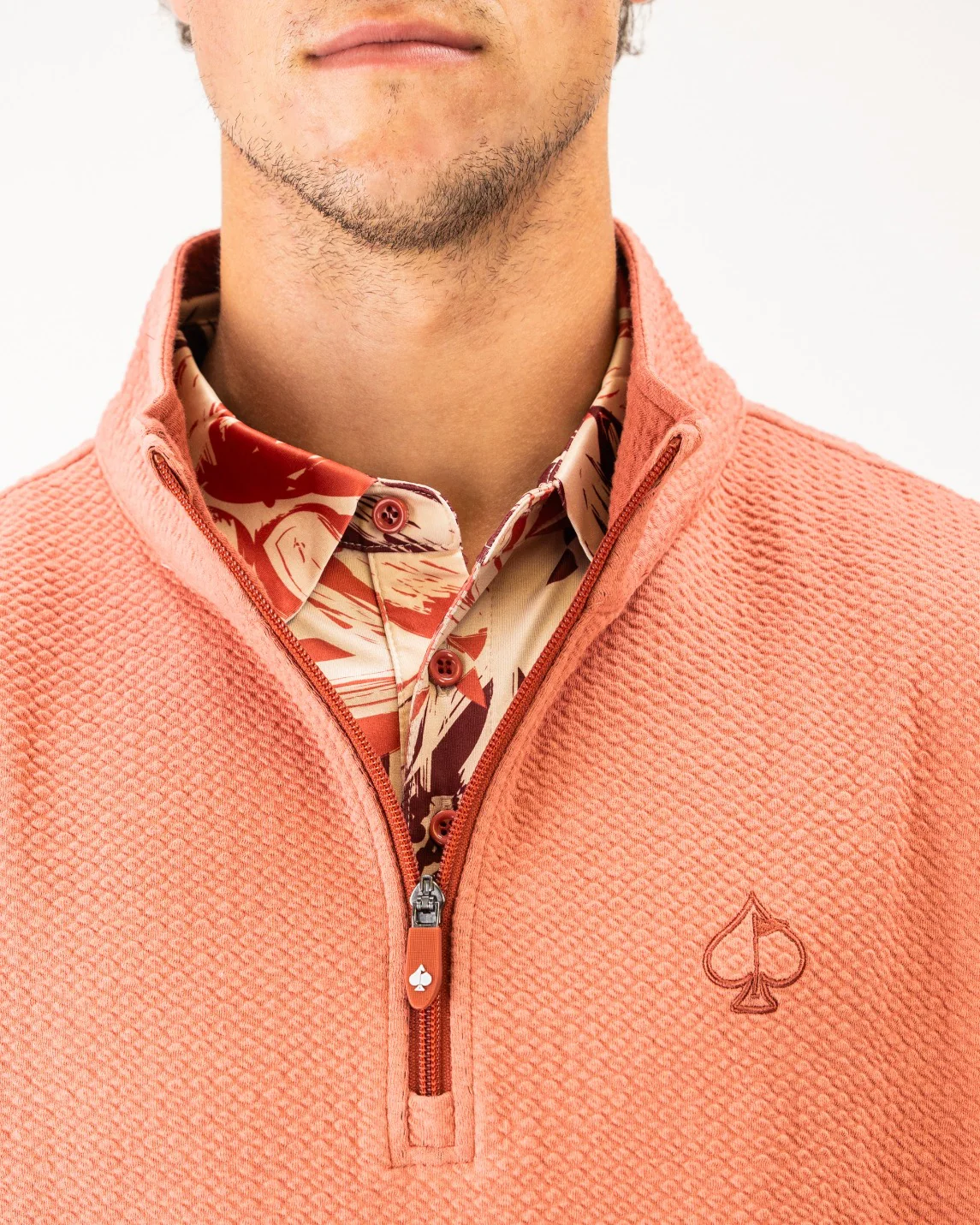 Player Preferred™ Waffle Knit Pullover - Terracotta - Image 5