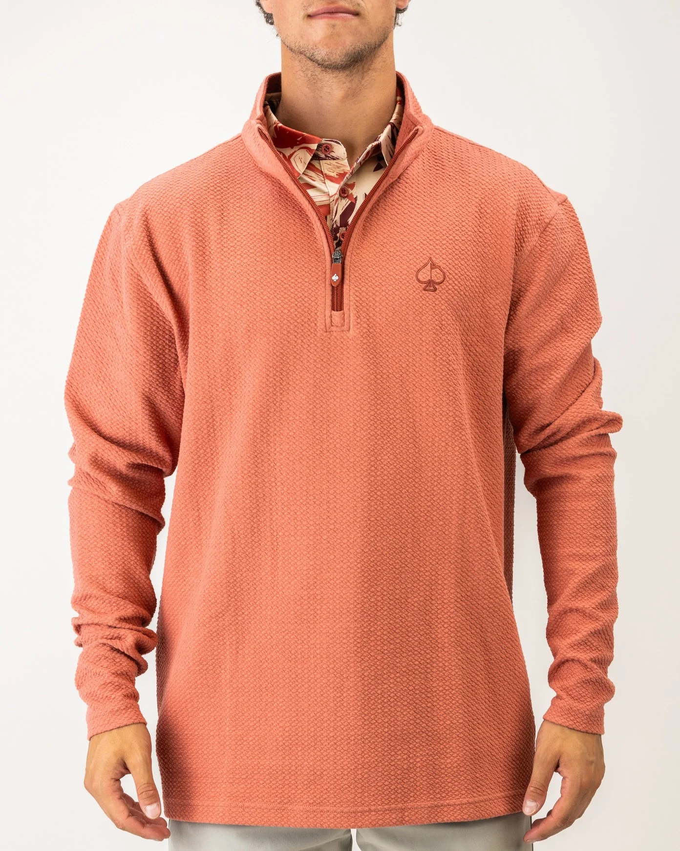 Player Preferred™ Waffle Knit Pullover - Terracotta - Image 6