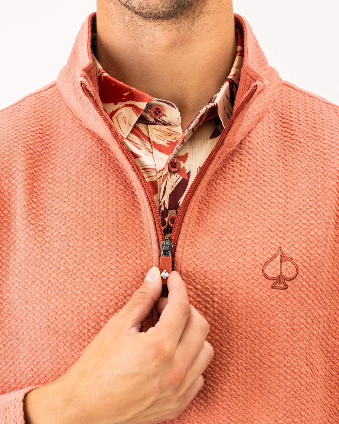 Player Preferred™ Waffle Knit Pullover - Terracotta - Image 7