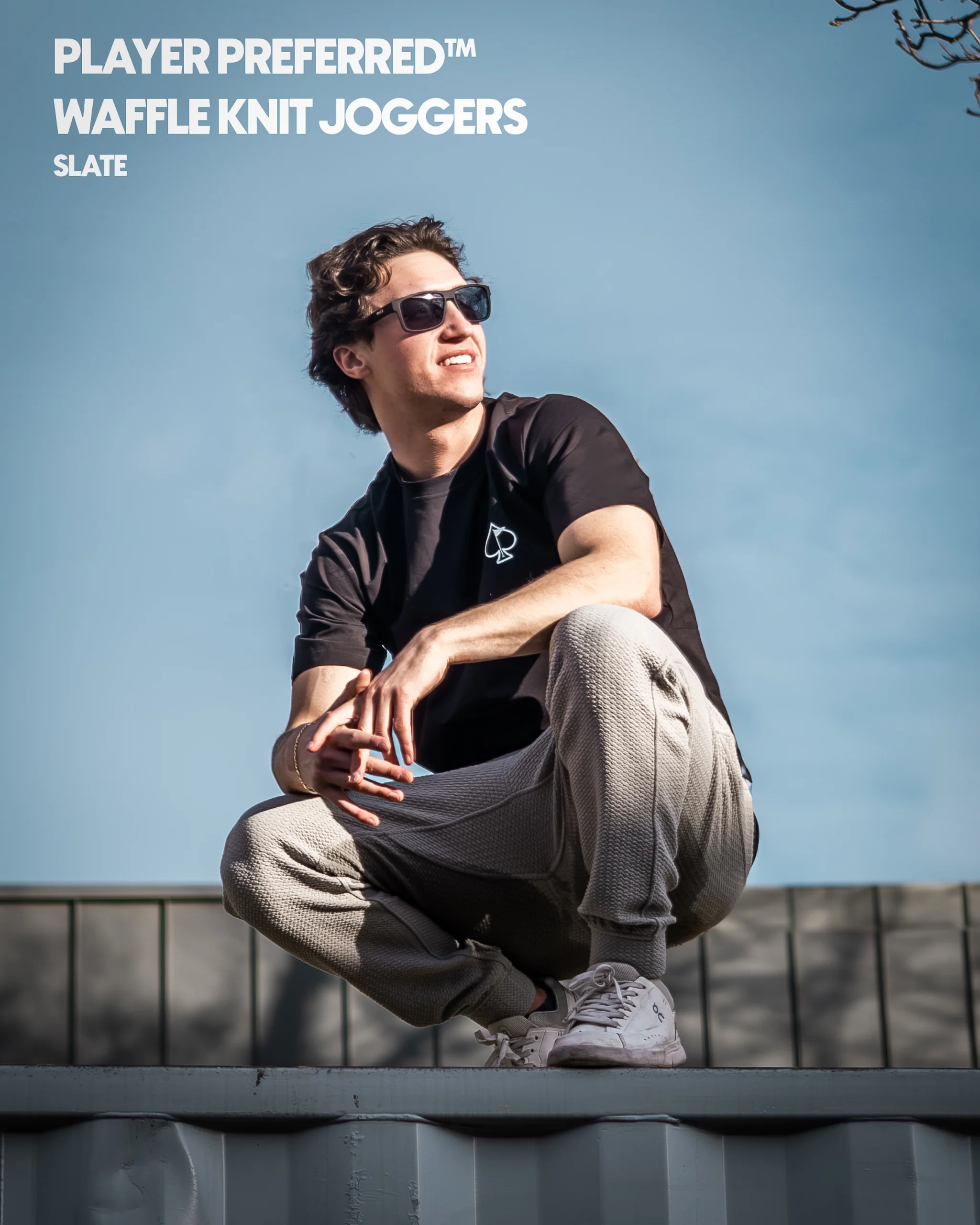 Player Preferred™ Waffle Knit Jogger - Slate - Image 10