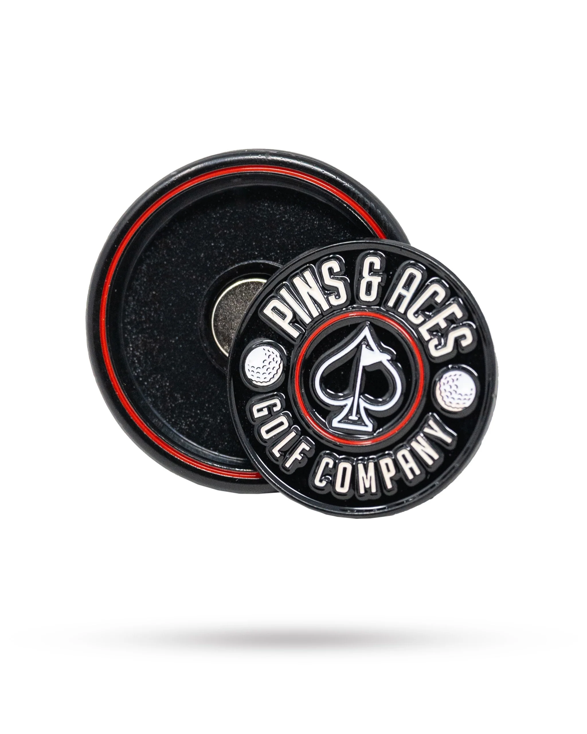 Pop Out Medallion Ball Marker - Black - Image 2