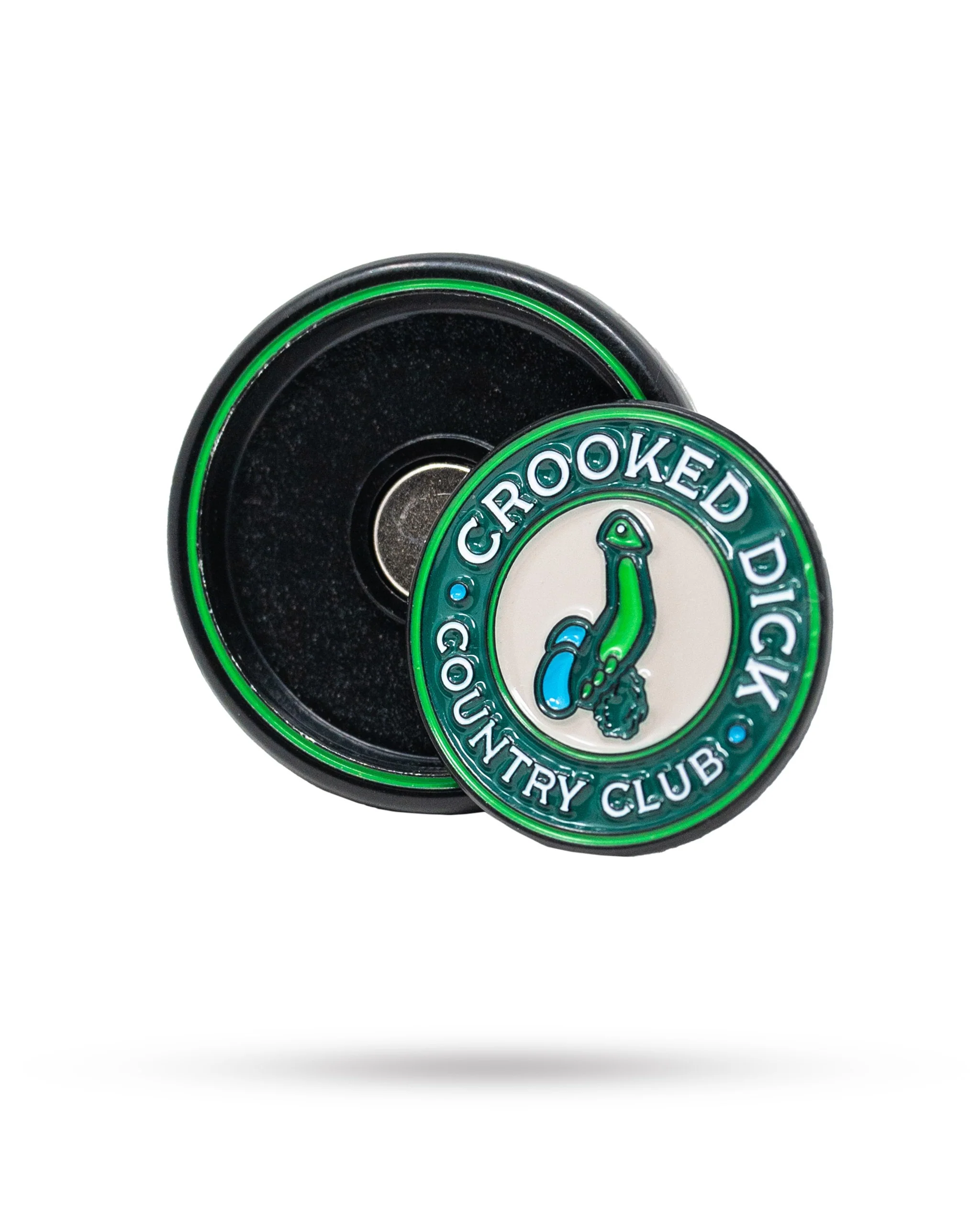 Pop Out Medallion Ball Marker - Crooked Dick - Image 2