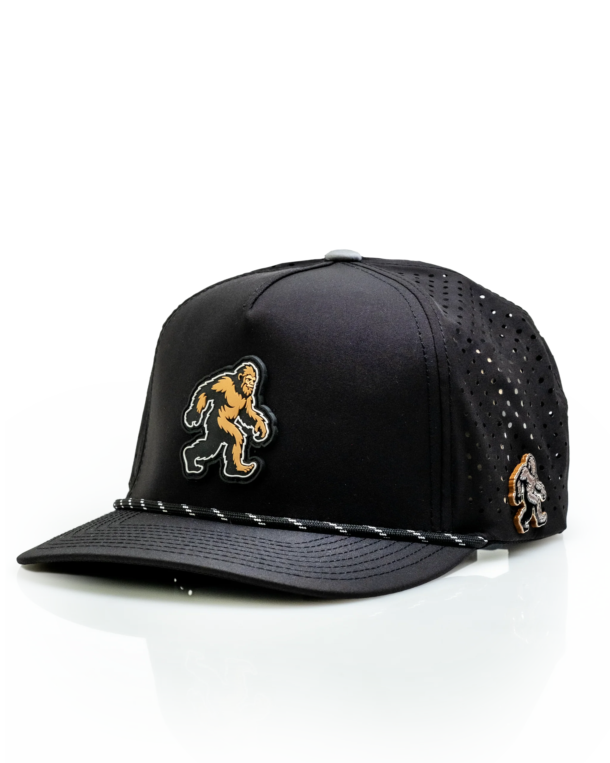 Sasquatch Black - Perforated Rope Hat - Image 4