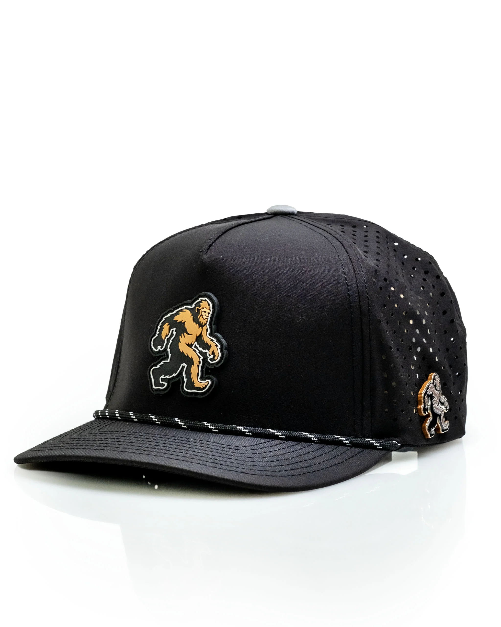 Sasquatch Black - Perforated Rope Hat - Image 6