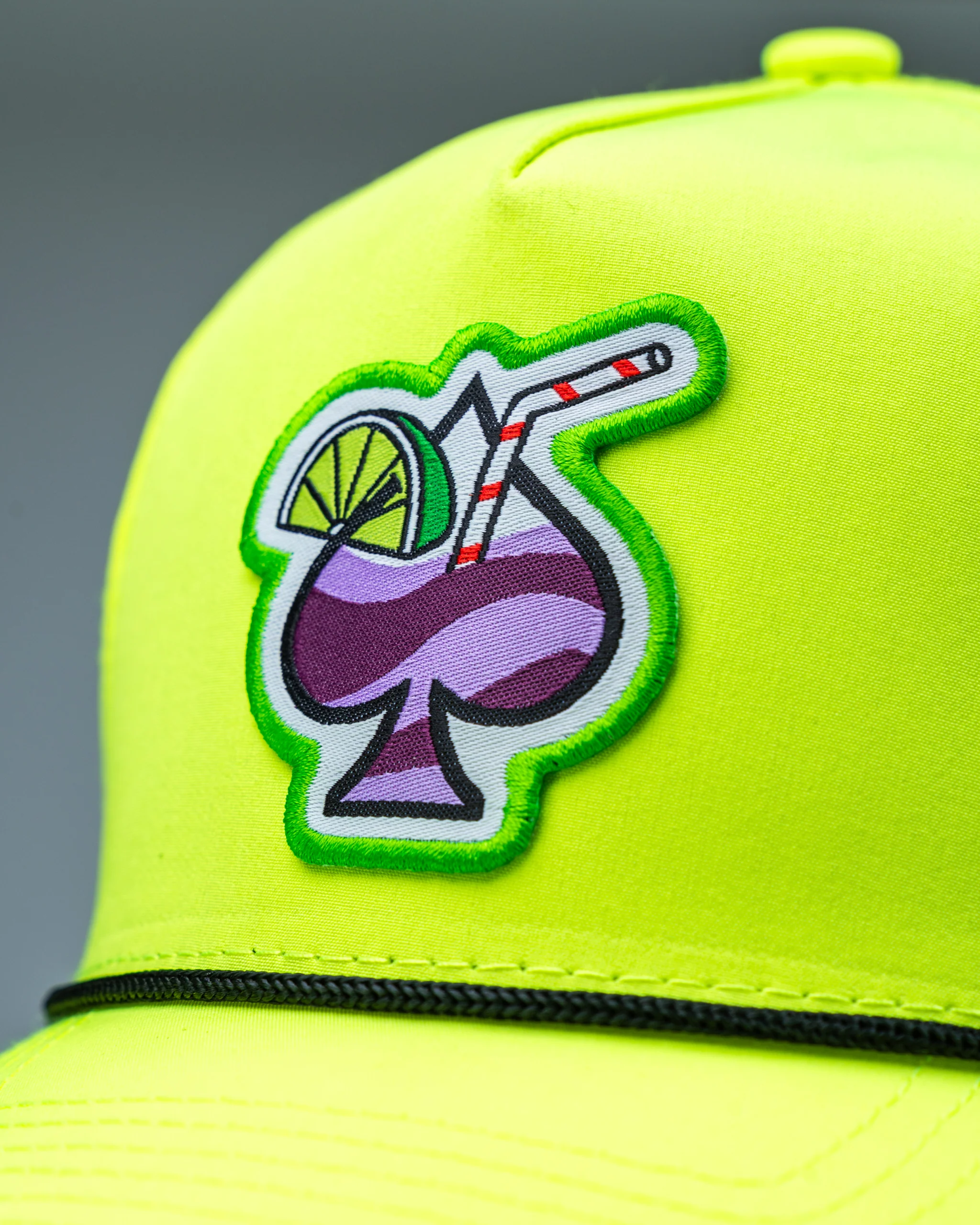 Perforated Rope Hat - Transfusion Highlighter Yellow - Image 3