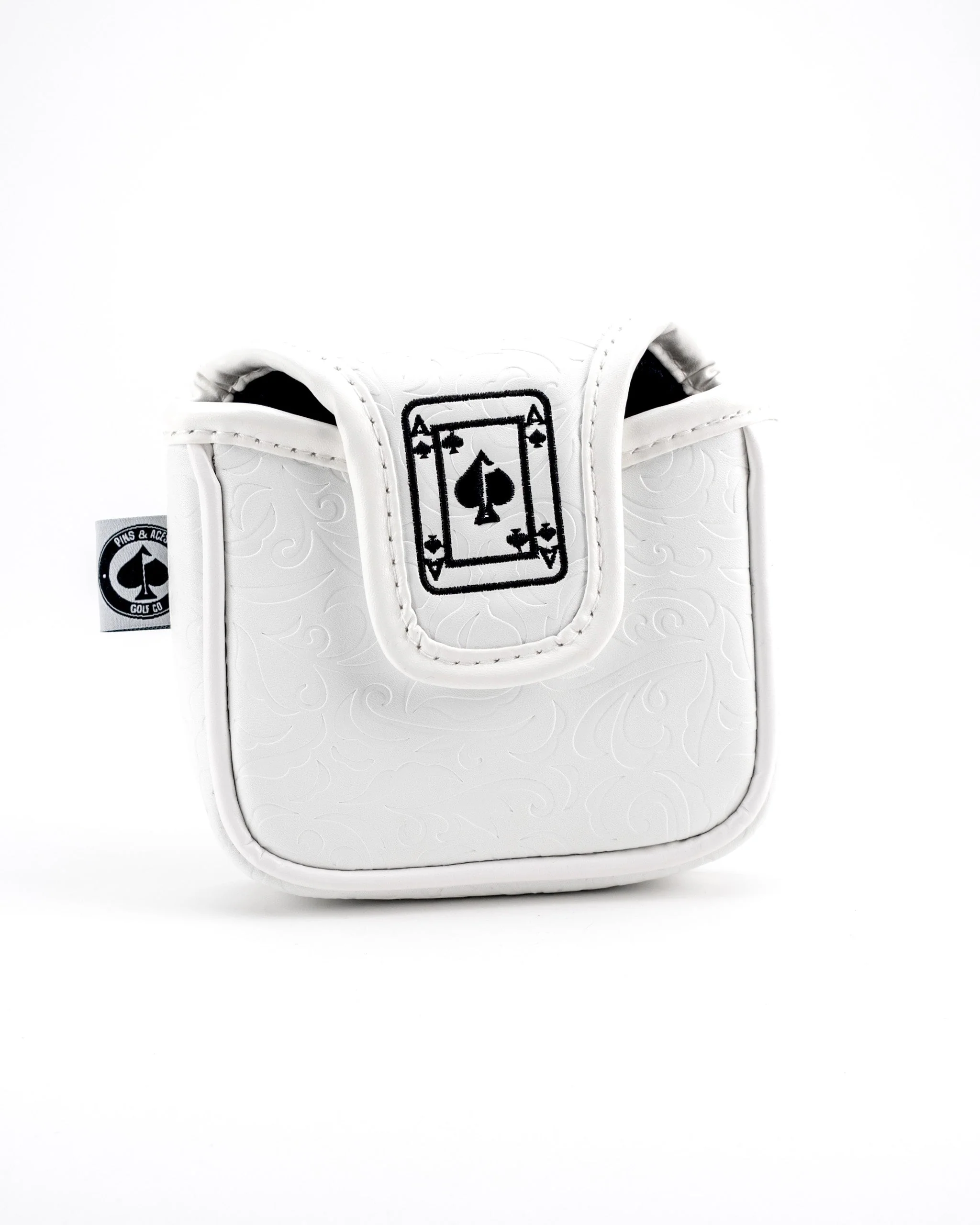 White Out Ace of Spades - Mallet Putter Cover - Image 4