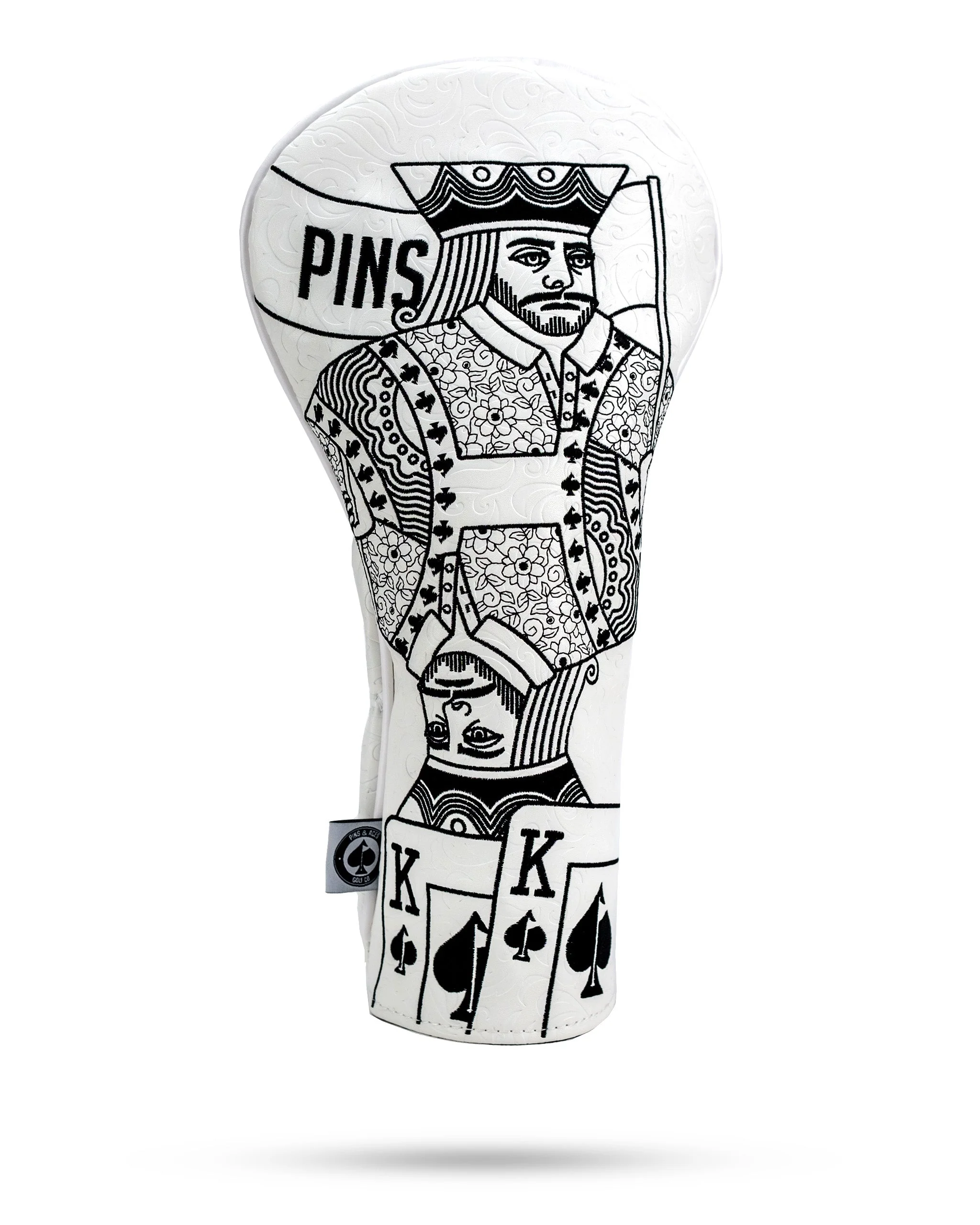 White Out King of Spades - Driver Cover - Image 2