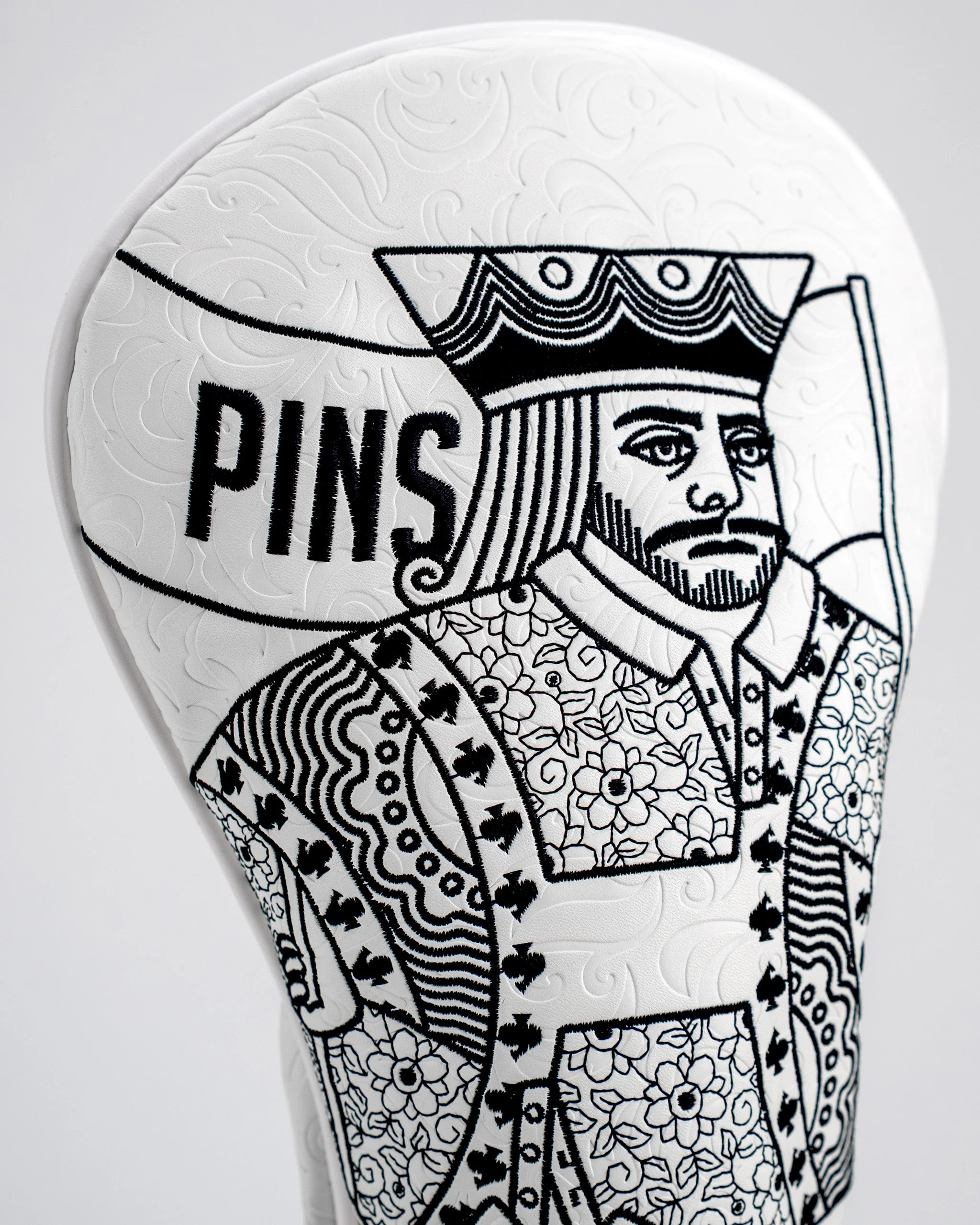 White Out King of Spades - Driver Cover - Image 3