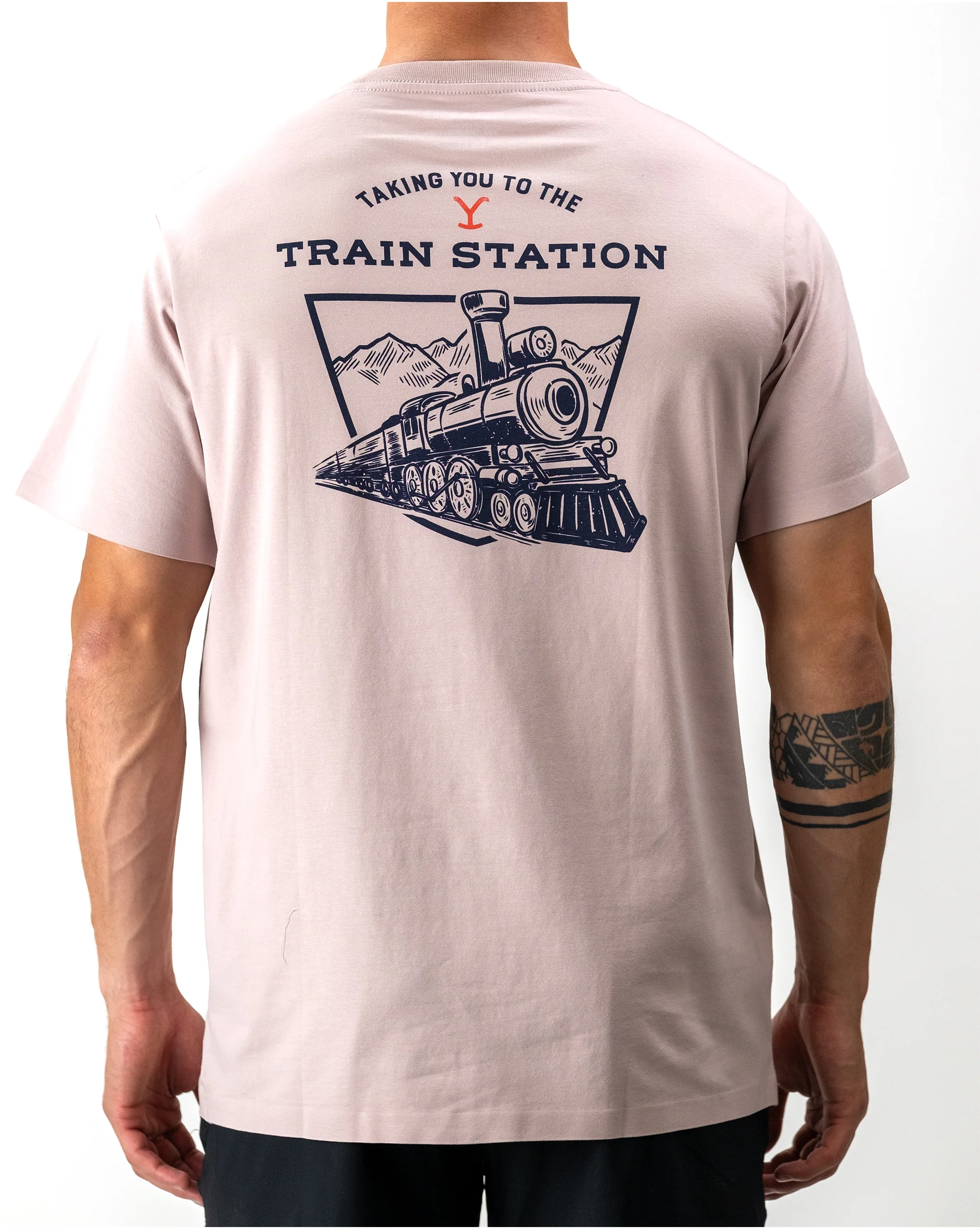 Yellowstone Train Station Tee - Image 9