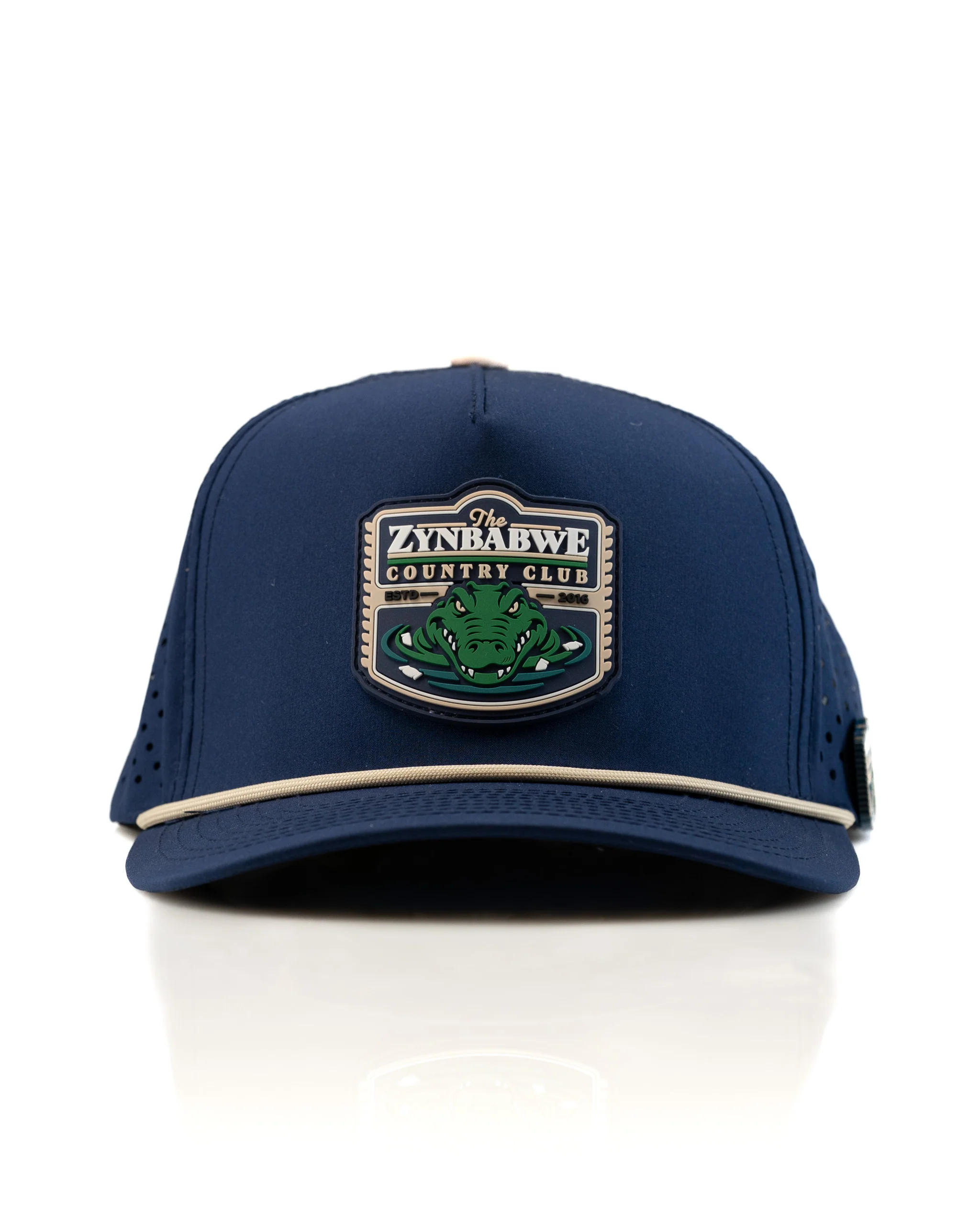 Zynbabwe Country Club Navy - Perforated Rope Hat - Image 6
